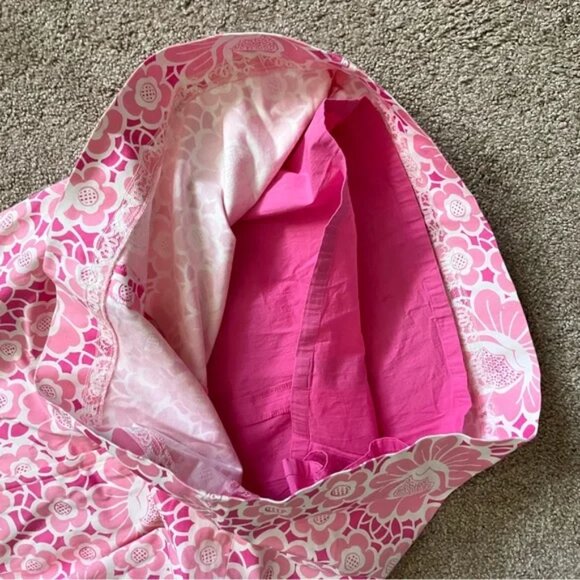 Lilly Pulitzer Vintage Pink "Belle of Lillyville" Halter Scallop Dress - Picture 9 of 10